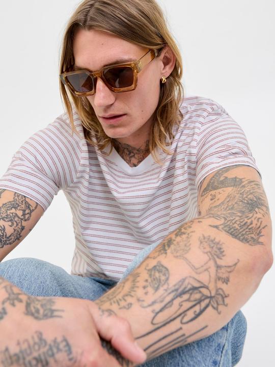 Produktbild Jack & Jones Gestreift Rundhalsausschnitt T-shirt T-shirt (L)