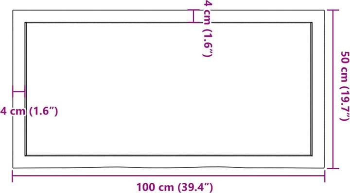 Immagine prodotto VidaXL Lian (100 x 50 x 6 cm)