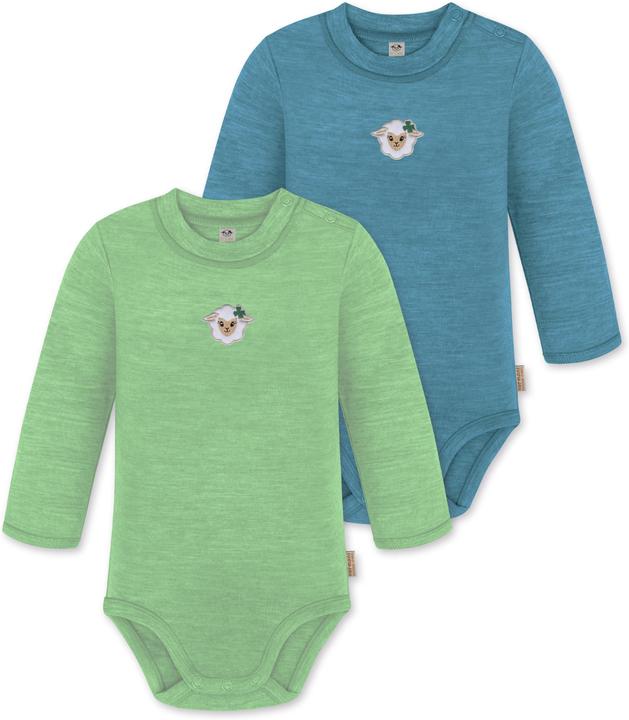 Immagine prodotto Normani Confezione da 2 body baby merino a maniche lunghe "Tuai" - 9401 (62)