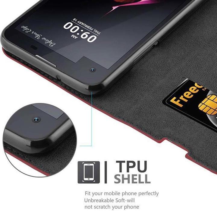 Actual product image Cadorabo Book Invisible Magnet Cover (LG X Screen)