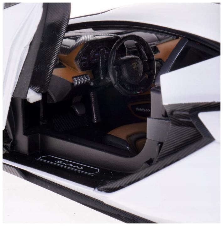 Actual product image Bburago Lamborghini Sian FKP 37 1/18 white / black