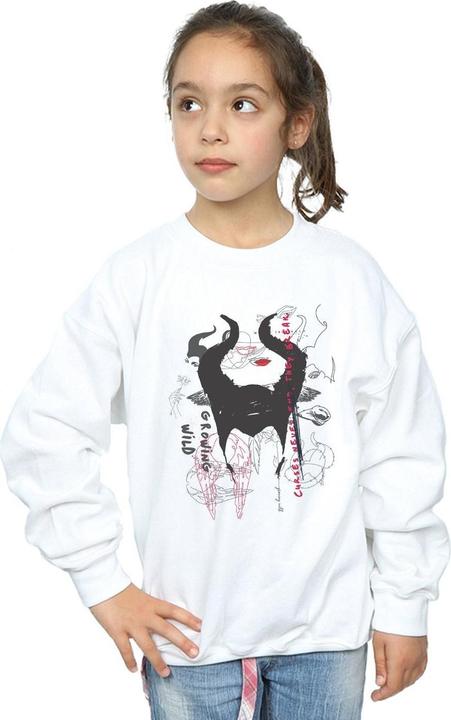 Immagine prodotto Disney Maleficent Mistress Of Evil Growing Wild Horns Collage Felpa Ragazze (140, 146)