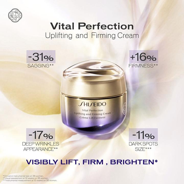 Actual product image Shiseido Vital Perfection (75 ml, 24h cream, Up to SPF 10)