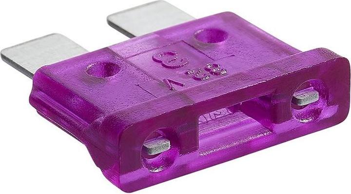 Actual product image ProPlus Flat fuses standard 3A violet 6 pieces in blister pack