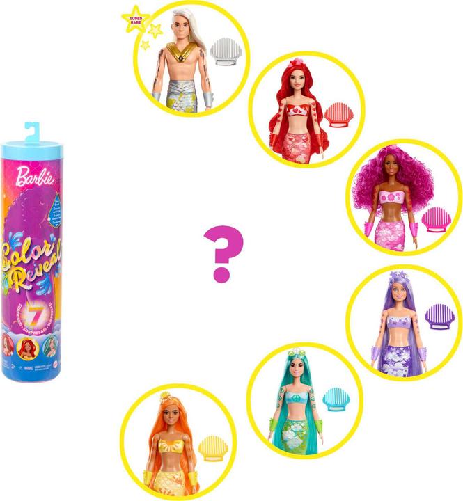 Image du produit Barbie Color Reveal Sirènes