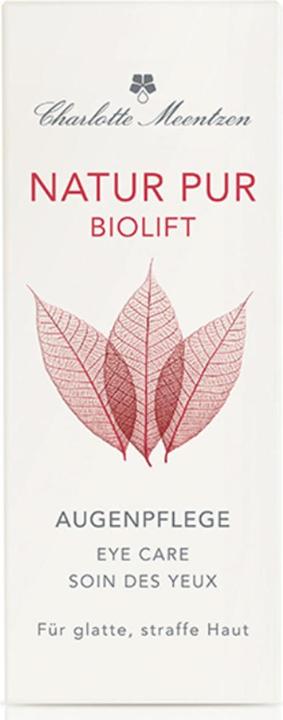 Produktbild Charlotte Meentzen Natur Pur BIOLIFT Augenpflege (Crème, 15 ml, Tag + Nacht)