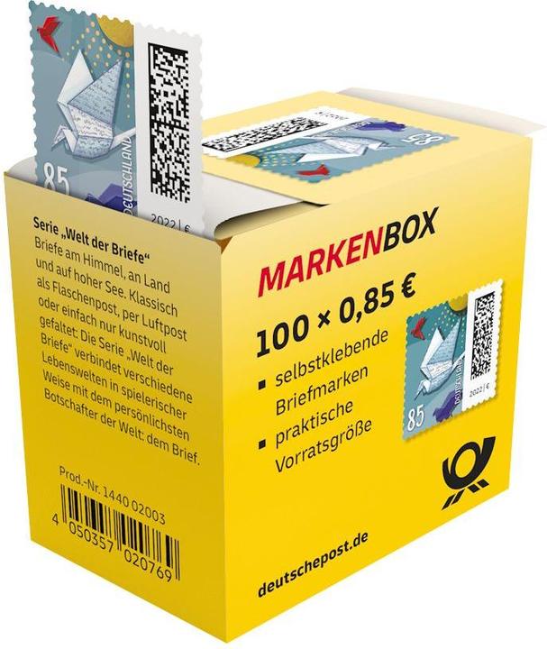 Produktbild Deutsche Post 100 0,85 € Briefmarken "Brieftaube" selbstklebend (100 x)