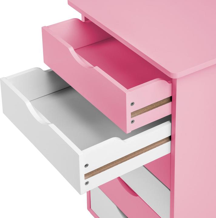 Produktbild tectake Kinderschreibtisch und Rollcontainer (109 x 55 x 94 cm)