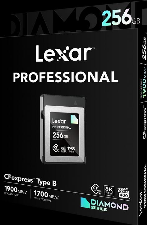 Image du produit Lexar Série professionnelle Diamant (256 Go, CFexpress type B)
