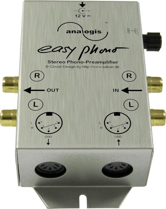 Image du produit Analogis Easy Phono Entzerrer/Vorverstärker