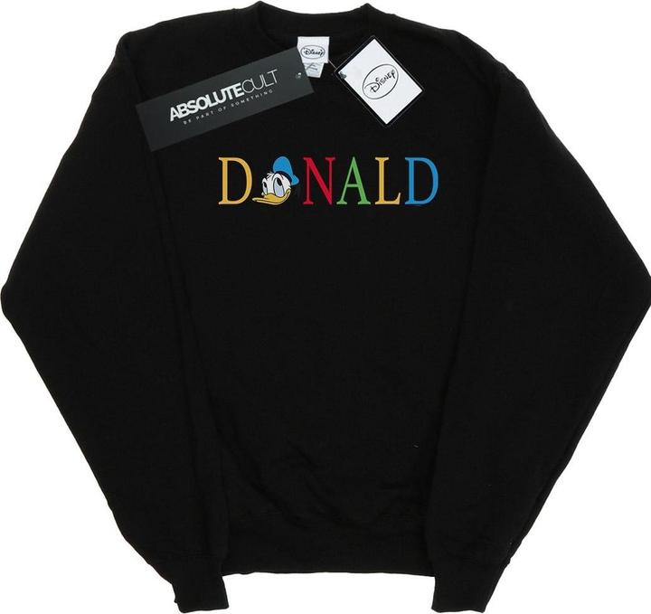 Actual product image Disney Boys Donald Duck Letters Sweatshirt (116)
