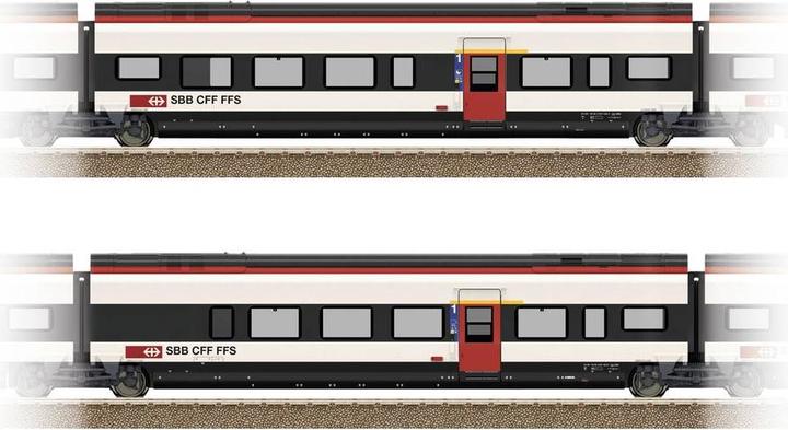 Trix H0 23283 H0 Set supplementare 3 per SBB Giruno J(A4) 1a classe e K(A3) 1a classe (Traccia VI)