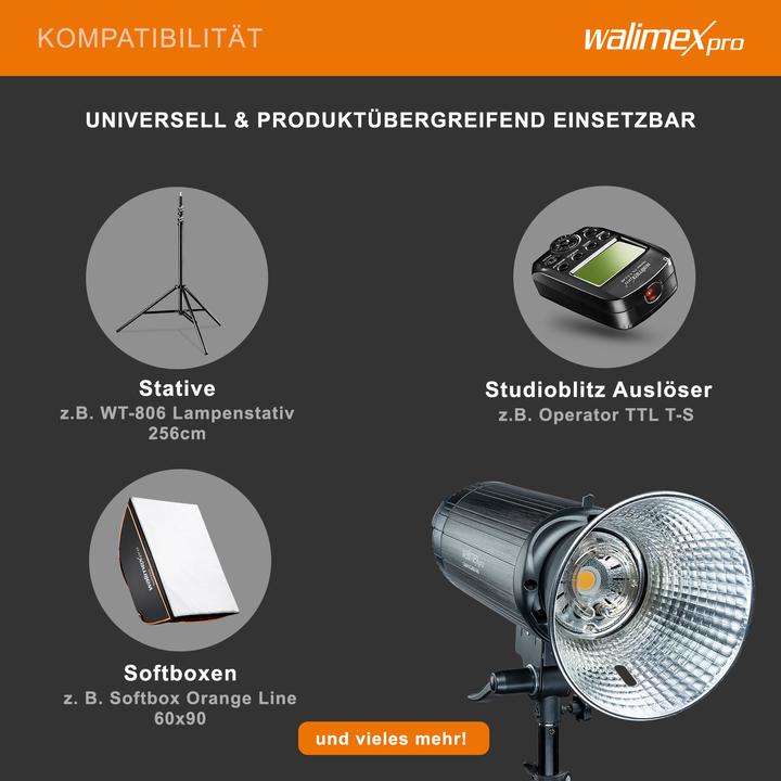 Actual product image Walimex pro Campaigner 400 HS studio flash (400 W, Flash head)