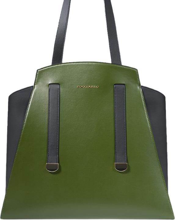 Produktbild Zoccolillo Kaktus Leder vegane Handtasche handgemacht IRIS grün XL