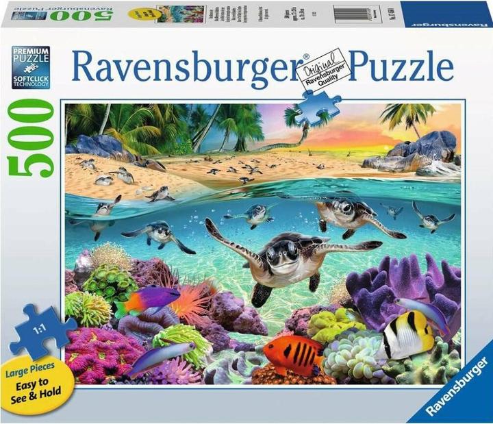 Actual product image Ravensburger Puzzle turtle babies XXL 500 pieces (500 pieces)