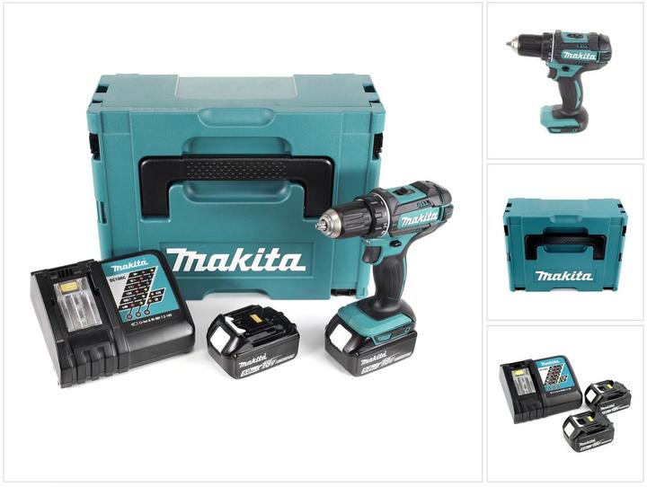 Image du produit Makita DDF482RTJ 18V avec deux batteries (Fonctionnement sur batterie)