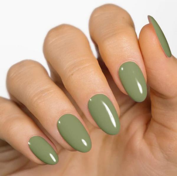 Produktbild MoYou London Gel Nail Strips Olive Green (Nagellacktrockner, Olive Green)