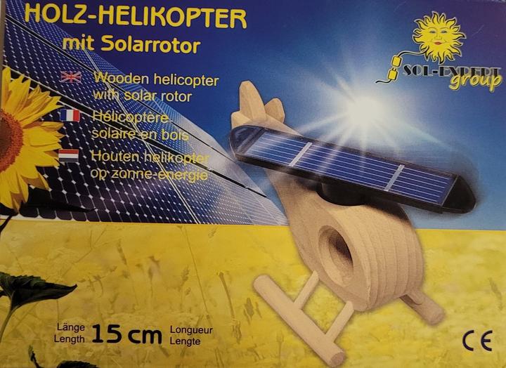 Produktbild Sol-Expert Solar Holzhubschrauber mit Rotor