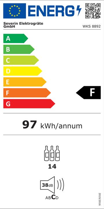 Label énergétique Severin WKS8892