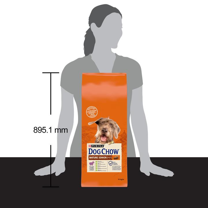 Image du produit Purina Dog Chow Mature Senior su ėriena - aliment sec pour chiens - 14 kg (Senior, 1 pcs, 14000 g)