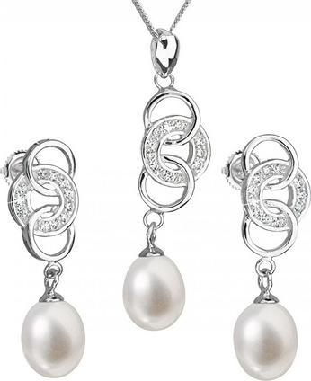 Image du produit Evolution Group Set of Silver Jewelry with Genuine Pearls Pavon 29036.1