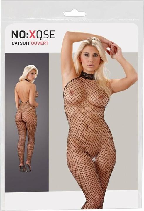 Image du produit Mandy Mystery Combinaison de pêche en filet avec col en dentelle (M, L)