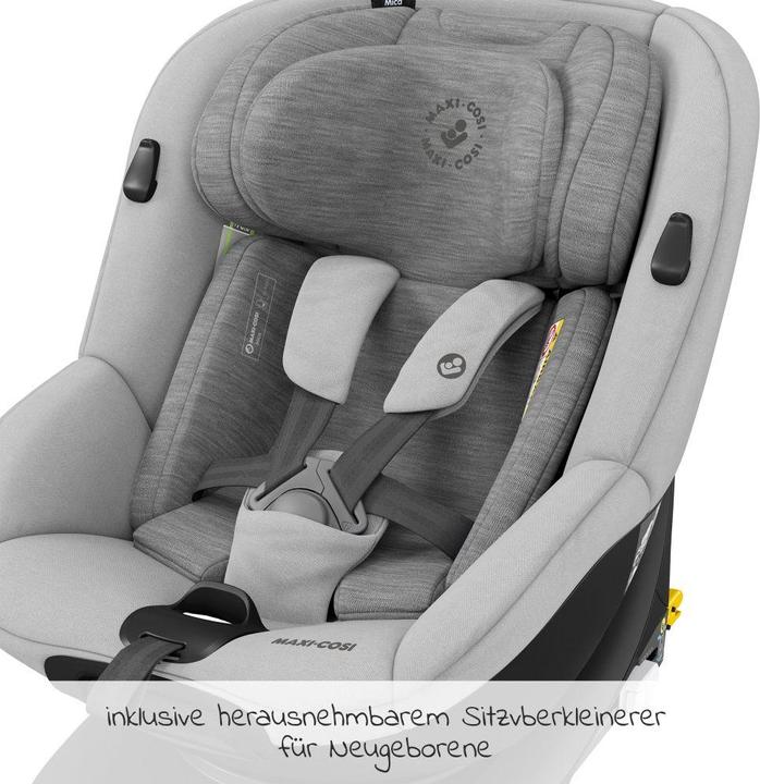 Actual product image Maxi-Cosi Mica Authentic Grey (Reboarder, ECE R129/i-Size Standard)