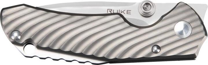 Actual product image Ruike Folding Knife M671-TZ Titanium (7 cm)