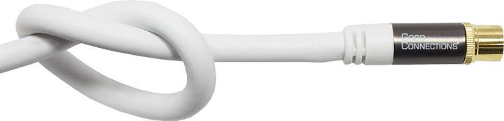 Produktbild Good Connections SAT Antennenkabel SmartFLEX, IEC/Koax Stecker abgewinkelt an Buchse, vergoldet, vierfach geschirmt (120 dB, Antennenkabel)