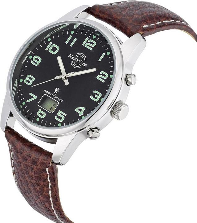 Produktbild Conrad Components Master Time Funk Herrenuhr (Funkuhr, Digitaluhr, Analoguhr, 41 mm)