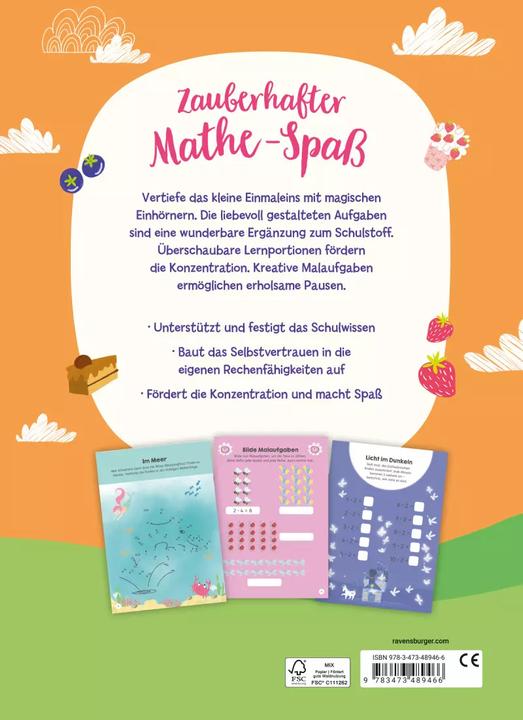 Produktbild Ravensburger Einhorn-Akademie - 1x1 (Deutsch, Lisa Regan, 2023)