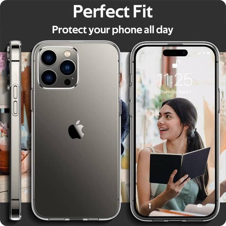Actual product image X-Level iPhone 14 Pro - Antislip Clear Case, Transparent (Apple iPhone 14 Pro)