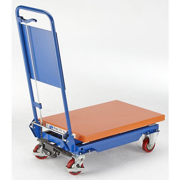 Immagine prodotto kaiserkraft Carrello con piattaforma di sollevamento con manico pieghevole (150 kg)