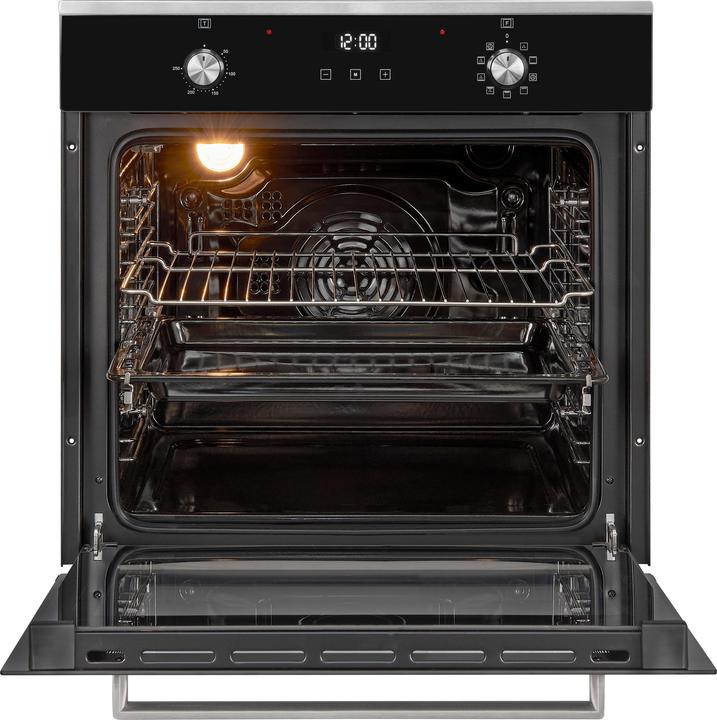 Produktbild Exquisit EBE76-9-H-020 inox, Einbaubackofen