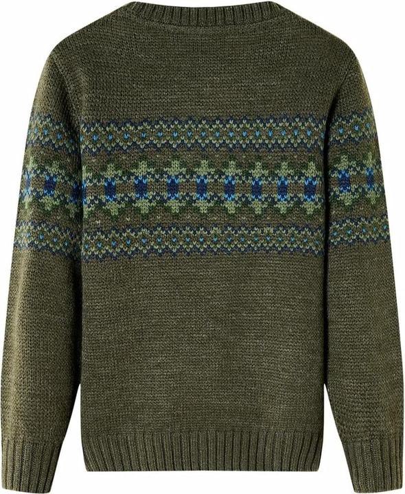 Image du produit VidaXL Pullover enfant tricoté Kaki 92,Matériau : 100 (92)