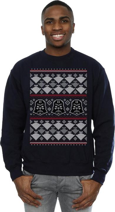 Immagine prodotto Star Wars Christmas Vader Imperial Starship Fair Isle Felpa Uomo (3XL)