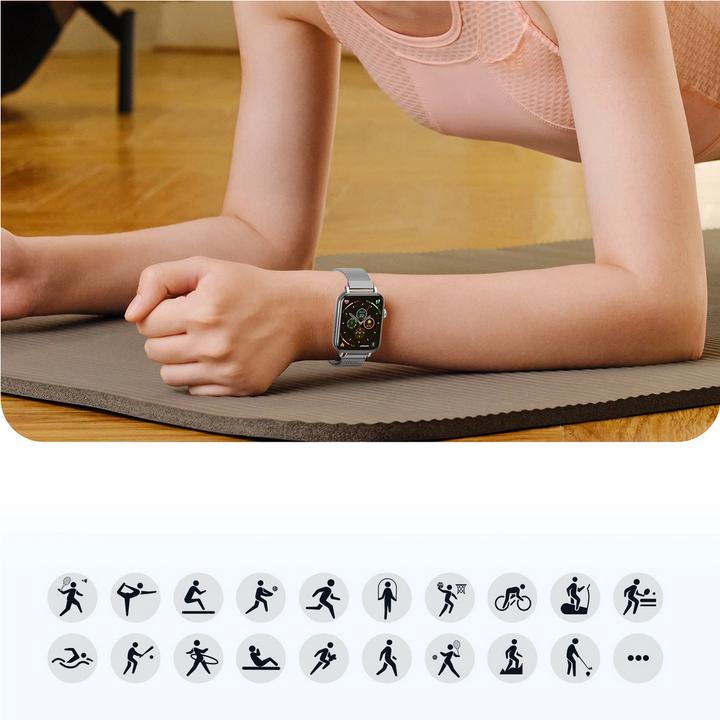 Produktbild Joyroom JR-FT5 IP68 Smartwatch mit Anrufannahmefunktion – Silber