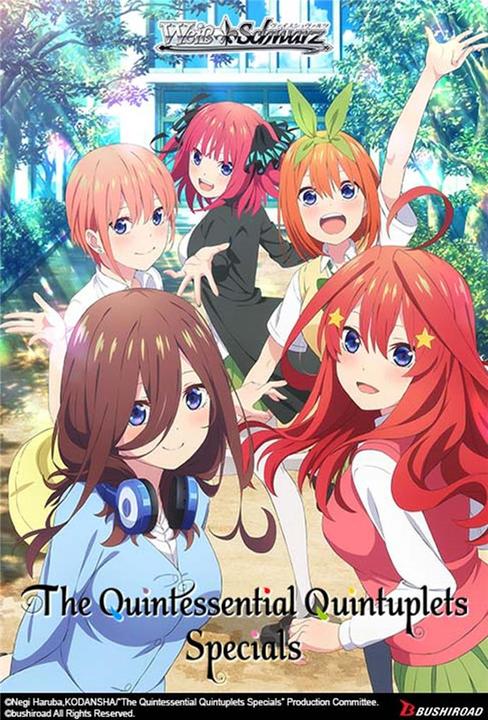 Immagine prodotto Bushiroad The Quintessential Quintuplets Specials Premium Booster Display (6 Packs) - Weiss Schwarz TCG - EN (Inglese, Display del booster)