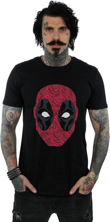 Image du produit - T-shirt DEADPOOL HEAD OF ROSES - Homme (L)