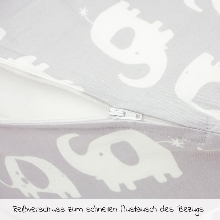 Actual product image Theraline Nursing pillow "The Comfort" with micro pearl filling incl. cover 180 cm (34 cm)