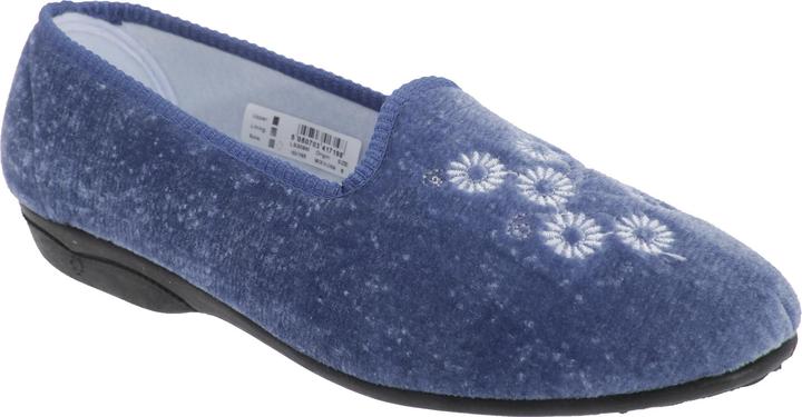 Zedzzz Cathy Hausschuhe Pantoffeln mit BlumenStickerei