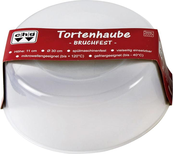 Produktbild CHG Haube für Tortenplatte bruchfest Kunststoff Ø30cm (10.88 l)