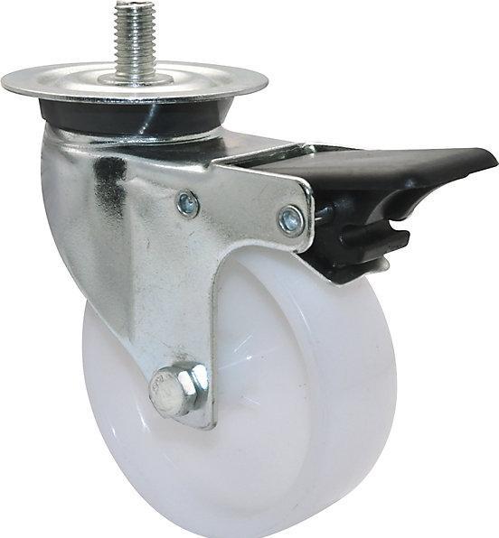 Immagine prodotto Wagner System Rotelle pivottanti, Ø ruota 75 mm, conf. da 4 pz., rotella pivottante con fermo