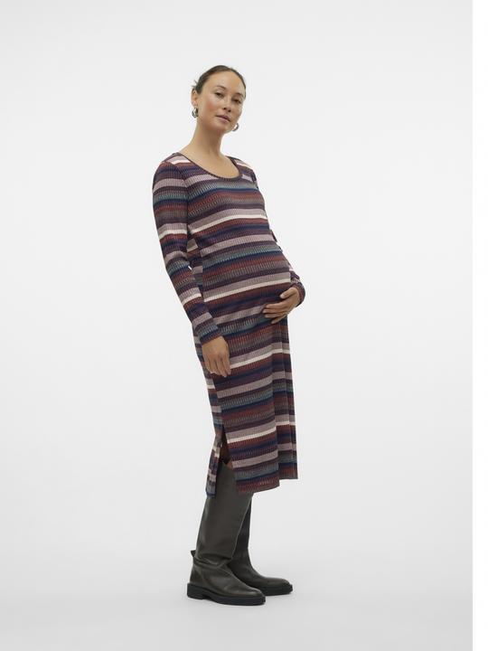 Produktbild Mamalicious Normal geschnitten Rundhals Midikleid Kleid (M)