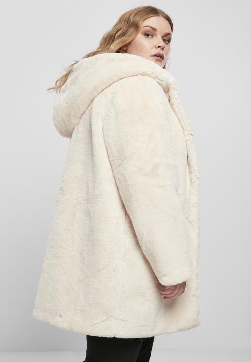Produktbild Urban Classics Ladies Hooded Teddy Coat (4XL)