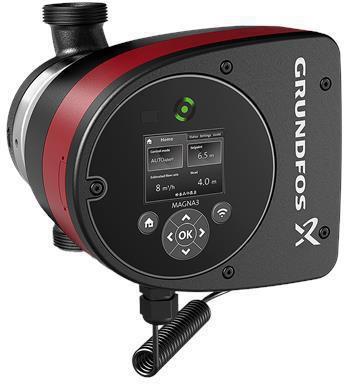 Actual product image Grundfos Electronically controlled circulation pump MAGNA3 25-80 180 mm 1 1/2" 97924625