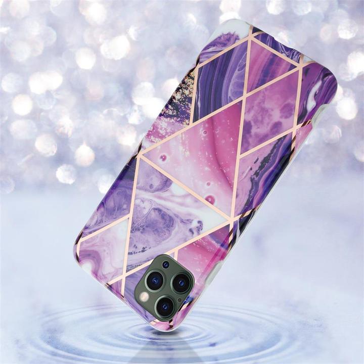 Produktbild Cadorabo IMD TPU Bunter Marmor Cover (Apple iPhone 12 Pro Max)
