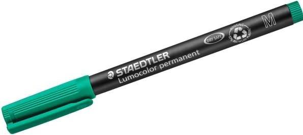 Produktbild Staedtler Lumocolor permanent (Grün, 1 mm, 10 x)