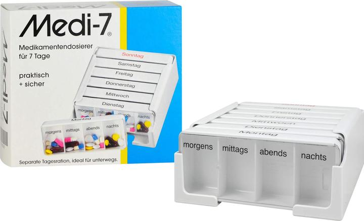 Produktbild Medi-7 Medikamentendosierer für 7 Tage