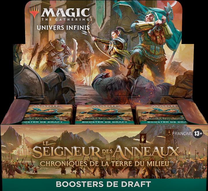Image du produit Magic the Gathering The Lord of the Rings: Tales of Middle-earth (Français, Affichage du booster)